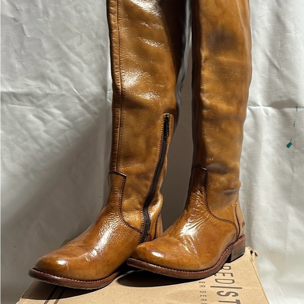 BED|STÜ Tess Boots Windsor Tan Glaze Size 8.5
